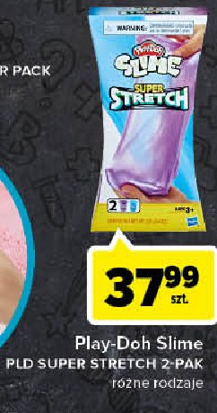 Masa super stretch Play-doh slime promocja