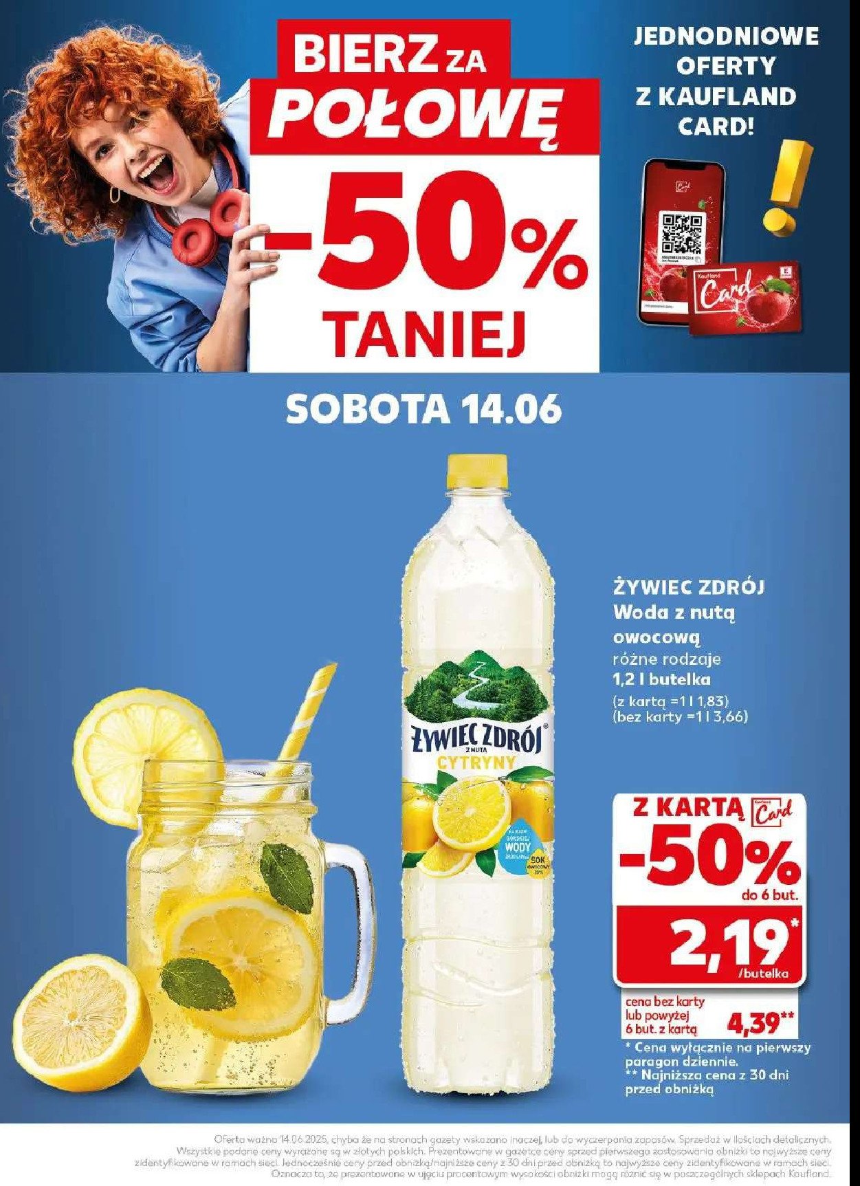 Woda cytryna Żywiec zdrój z nutą... promocja