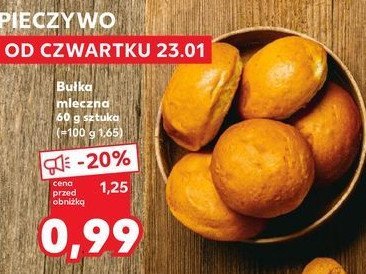 Bułka mleczna promocja