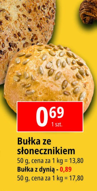 Bułka ze słonecznikiem promocja