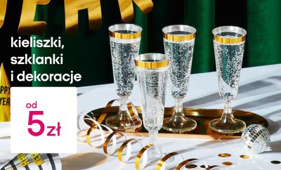 Szklanki, kieliszki promocja w Pepco