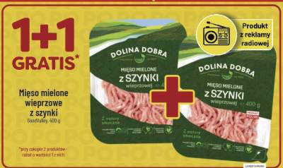 Mięso mielone wieprzowe z szynki GoodValley promocja w POLOmarket