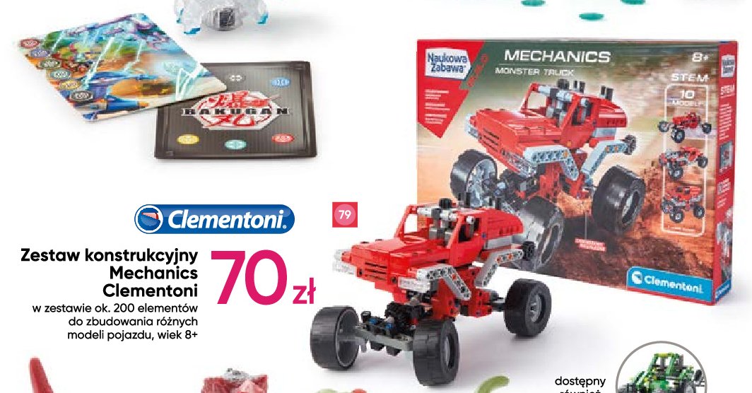 Laboratorium mechaniki monster truck Clementoni promocja