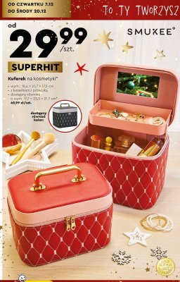 Kuferek na kosmetyki 17.7 x 23.5 x 21.7 cm Smukee promocja