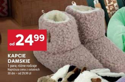Kapcie damskie promocja w Stokrotka