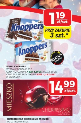 Wafel Knoppers Black & White promocja w Top Market