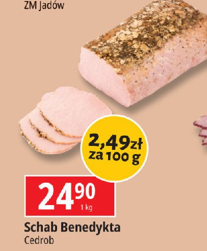 Schab benedykta Cedrob promocja w Leclerc