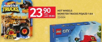 Hot Wheels Monster Trucks pojazd 1:64 promocja w Selgros