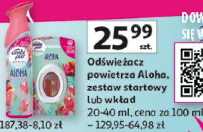 Odświeżacz powietrza aloha Ambi pur promocja