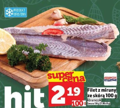 Filet z miruny ze skórą 100 g promocja w TOPAZ