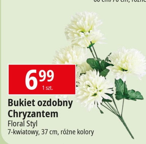 Bukiet chryzantem 7 szt Floral styl promocja