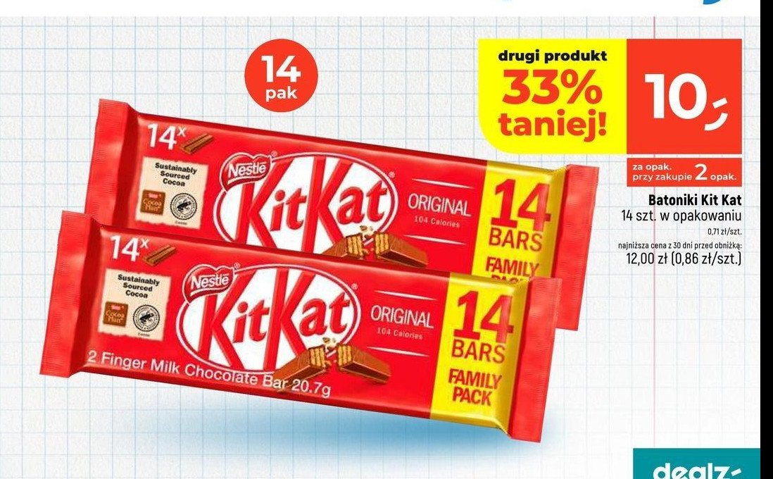 Batony Kitkat promocja