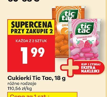 Cukierki różne rodzaje promocja w Biedronka