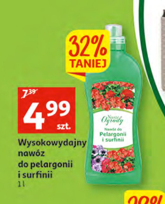 Naw贸z do pelargonii i surfinii Nasze ogrody promocja