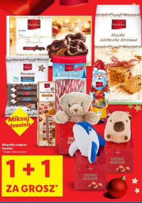 Słodycze wszystkie rodzaje promocja w Lidl