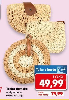 Torba damska w stylu boho promocja