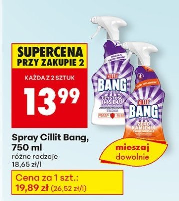 Spray Cillit Bang, 750 ml promocja w Biedronka
