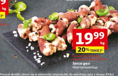 Serca gęsi promocja w Auchan