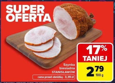 Szynka biesiadna Stanisławów promocja w Carrefour Market