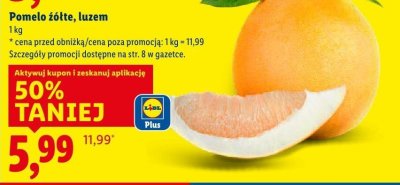 Pomelo żółte, luzem promocja w Lidl