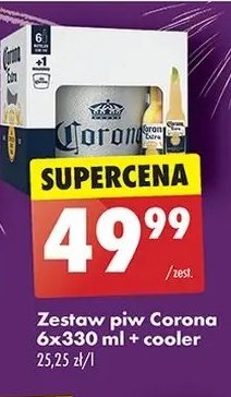 Piwo + cooler Corona extra promocja