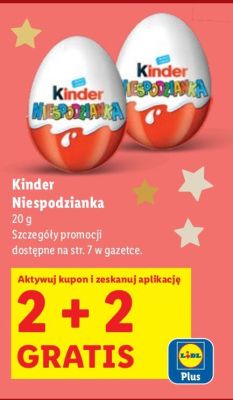 Kinder Niespodzianka promocja w Lidl
