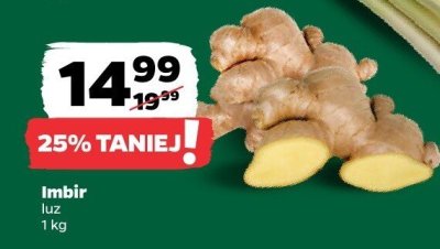 Imbir promocja w Netto