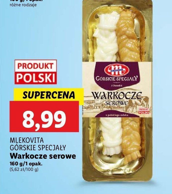 Warkocze serowe Mlekovita górskie specjały promocja