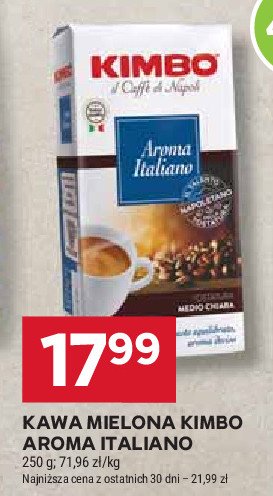 Kawa Kimbo aroma italiano promocja