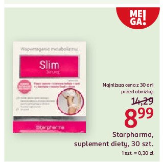 Suplement diety slim strong STARPHARMA promocja