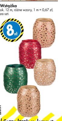 Wstążka ok. 12 m, różne wzory promocja w Tedi