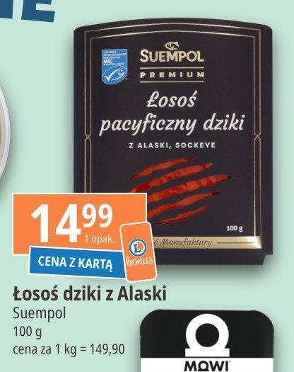 Łosoś pacyficzny premium z alaski Suempol promocja