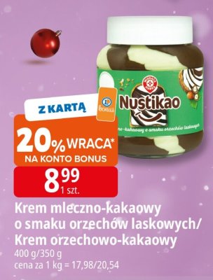 Krem mleczno-kakaowy o smaku orzechów laskowych/Krem orzechowo-kakaowy promocja w Leclerc