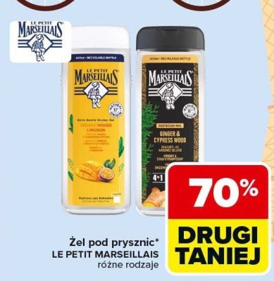 Żel pod prysznic LE PETIT MARSEILLAIS różne rodzaje promocja w Carrefour