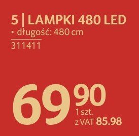 Lampki 480 LED promocja w Selgros