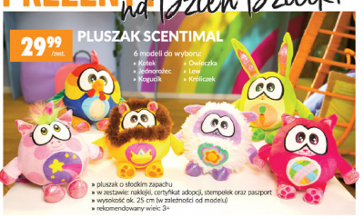 Pluszak scentimal kogucik promocja