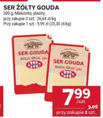 Ser żółty gouda promocja w Stokrotka