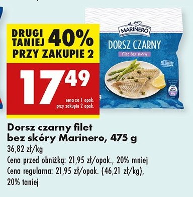 Dorsz czarny Marinero promocja