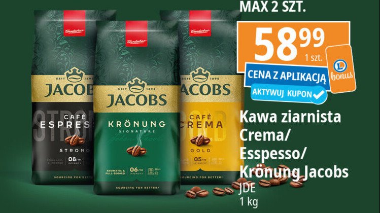 Kawa Jacobs espresso promocja w Leclerc