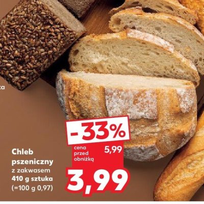 Chleb pszenny z zakwasem promocja w Kaufland