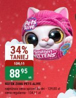 Kotek glitter pets alive promocja w bi1
