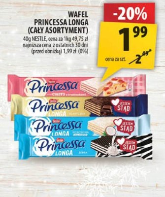 Wafel Princessa (cały asortyment) promocja w Arhelan