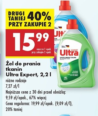 Żel do prania do białego Ultra perfume promocja