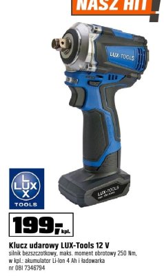 Klucz udarowy LUX-Tools 12 V promocja w OBI