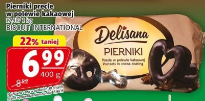 Pierniki precle w polewie kakaowej promocja w Prim Market