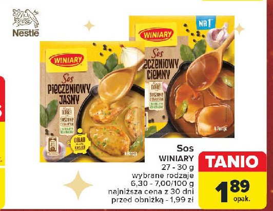 Sos pieczeniowy ciemny Winiary promocja w Carrefour Market