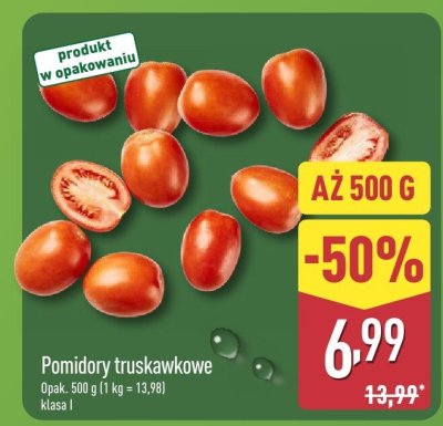 Pomidory truskawkowe Zaczarowany ogród promocja w Aldi