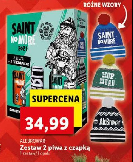 Zestaw piw z czapką promocja