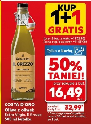Oliwa z oliwek Extra Virgin, Il Grezzo 500 ml  promocja w Kaufland