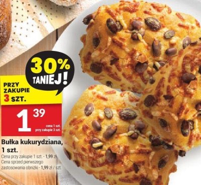 Bułka kukurydziana, 1 szt. promocja w Twój Market